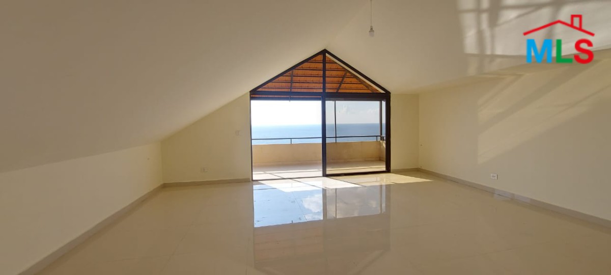 2-Bedroom Roof Apartment With Seaview For Rent in Nahr Ibrahim