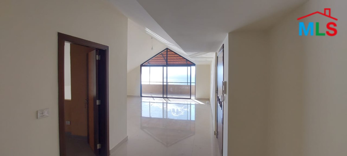 2-Bedroom Roof Apartment With Seaview For Rent in Nahr Ibrahim