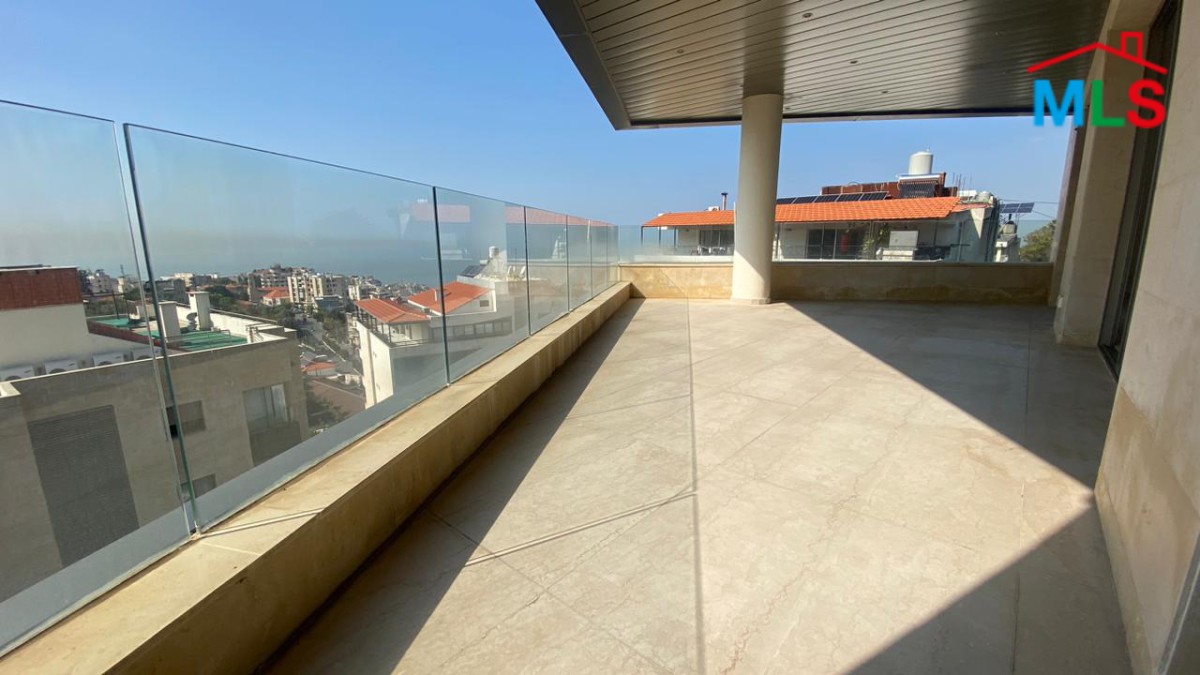 Spacious Duplex With a Beautiful View And Large Terrace For Rent In Dik El Mehdi