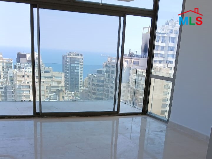 3-Bedroom Apartment with Sea View For Rent in Hamra, Ras Beirut