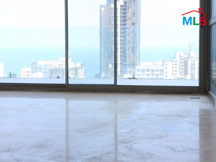 3-Bedroom Apartment with Sea View For Rent in Hamra, Ras Beirut