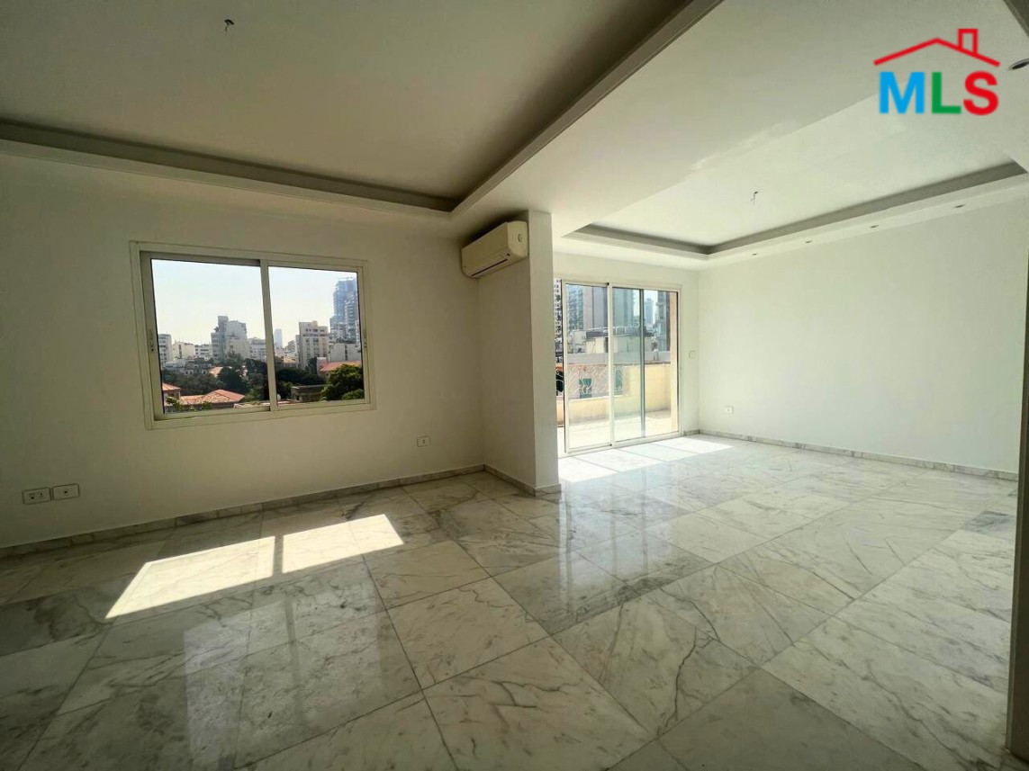 Bright & Sunny Apartment with City View For Rent in Achrafieh, Close to Monot
