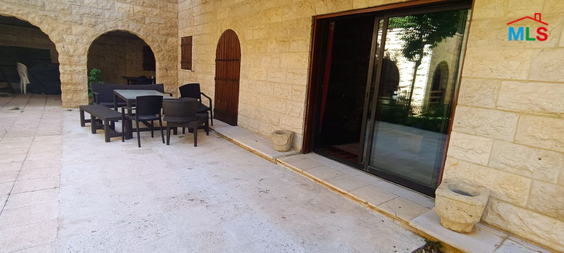 Decorated Chalet With Private Garden For Rent in Mzar, Kfarzebian