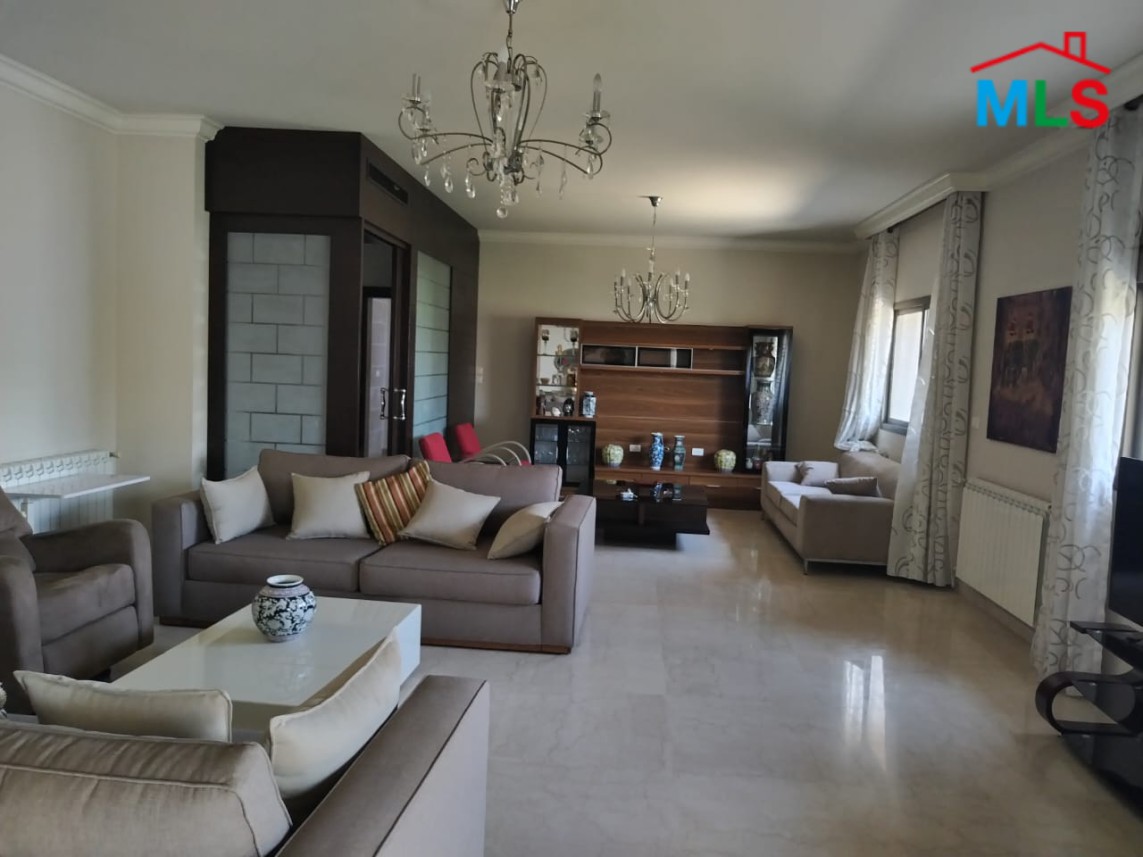 Furnished Apartment With Terrace & Garden for Rent In Kfarhbeib