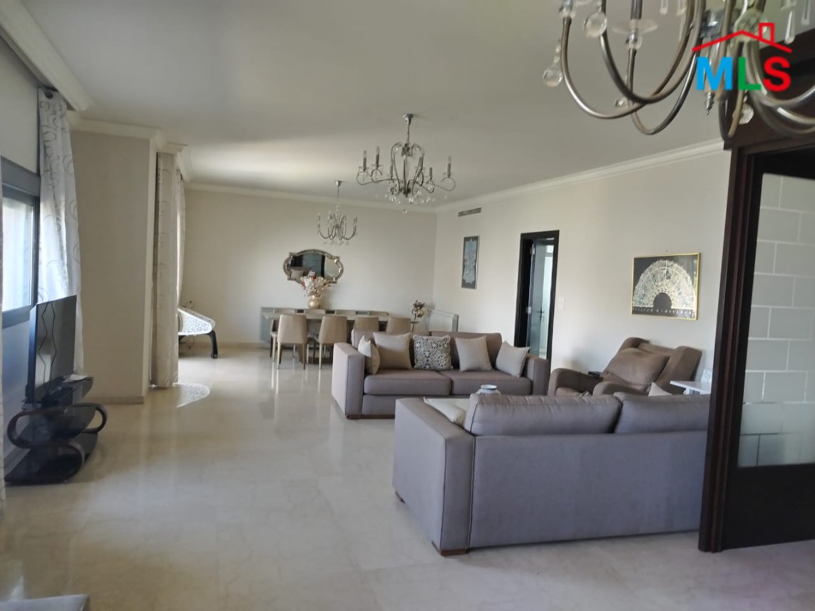 Furnished Apartment With Terrace & Garden for Rent In Kfarhbeib