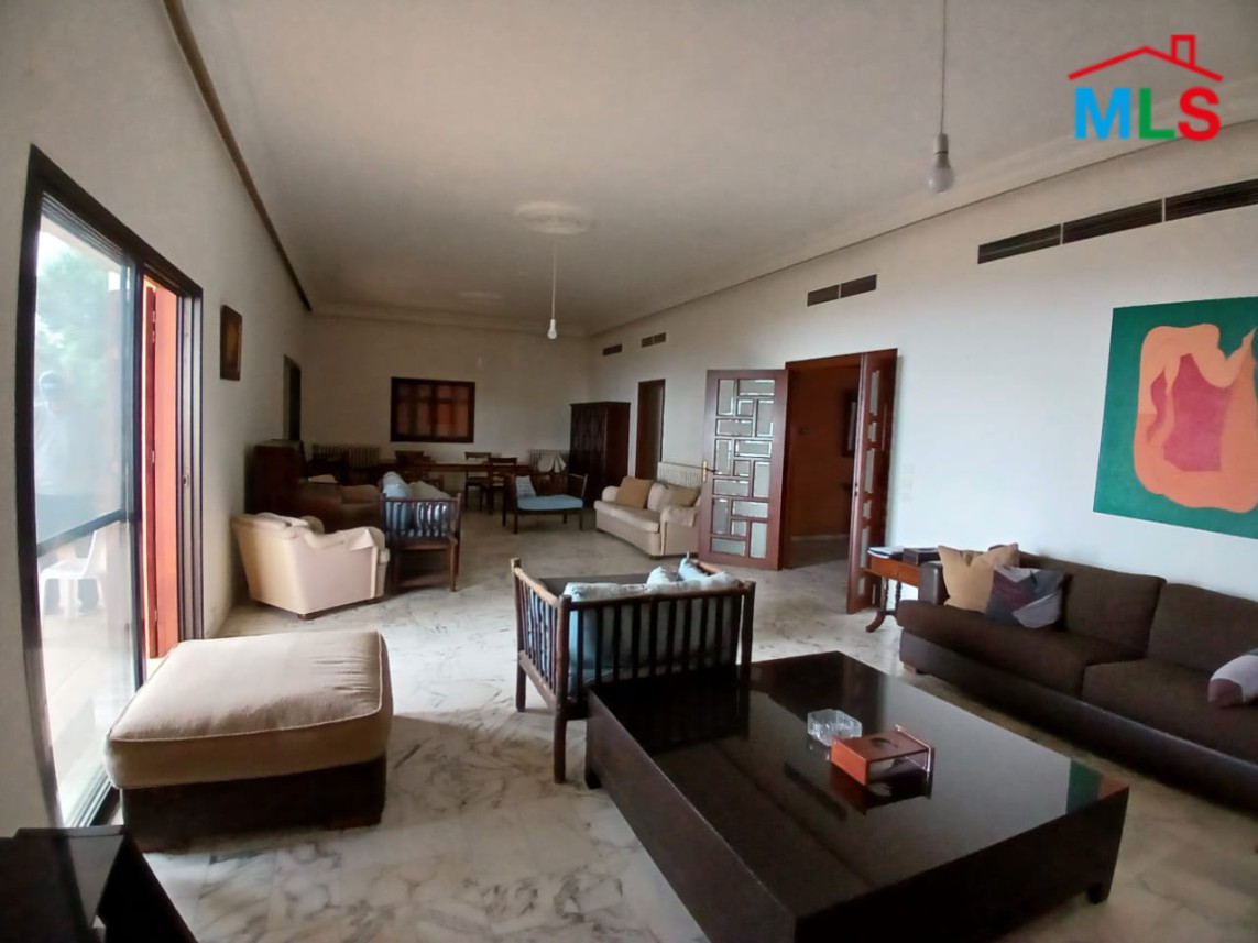 Spacious Furnished Apartment with Panoramic View For Rent in Biyada