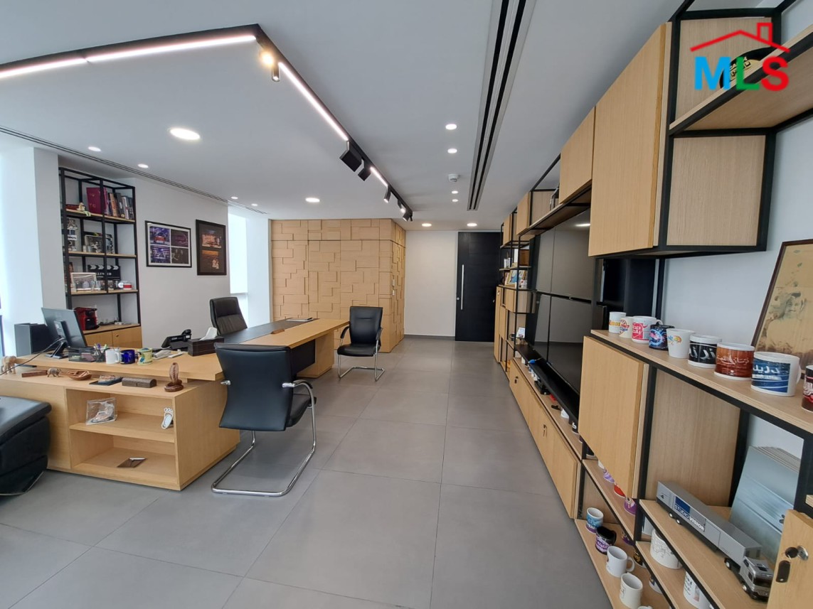 Spacious Decorated Office For Rent In A High-End Tower In Sin Fil - 24/7 Elct