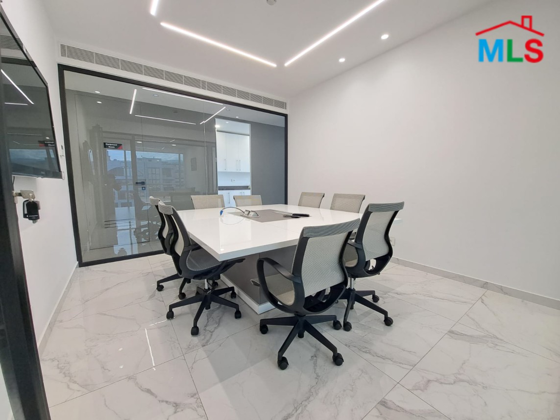 Spacious Decorated Office For Rent In A High-End Tower In Sin Fil - 24/7 Elct