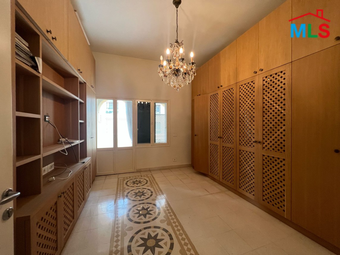 High Ceiling Vintage Apartment for Rent In Achrafieh