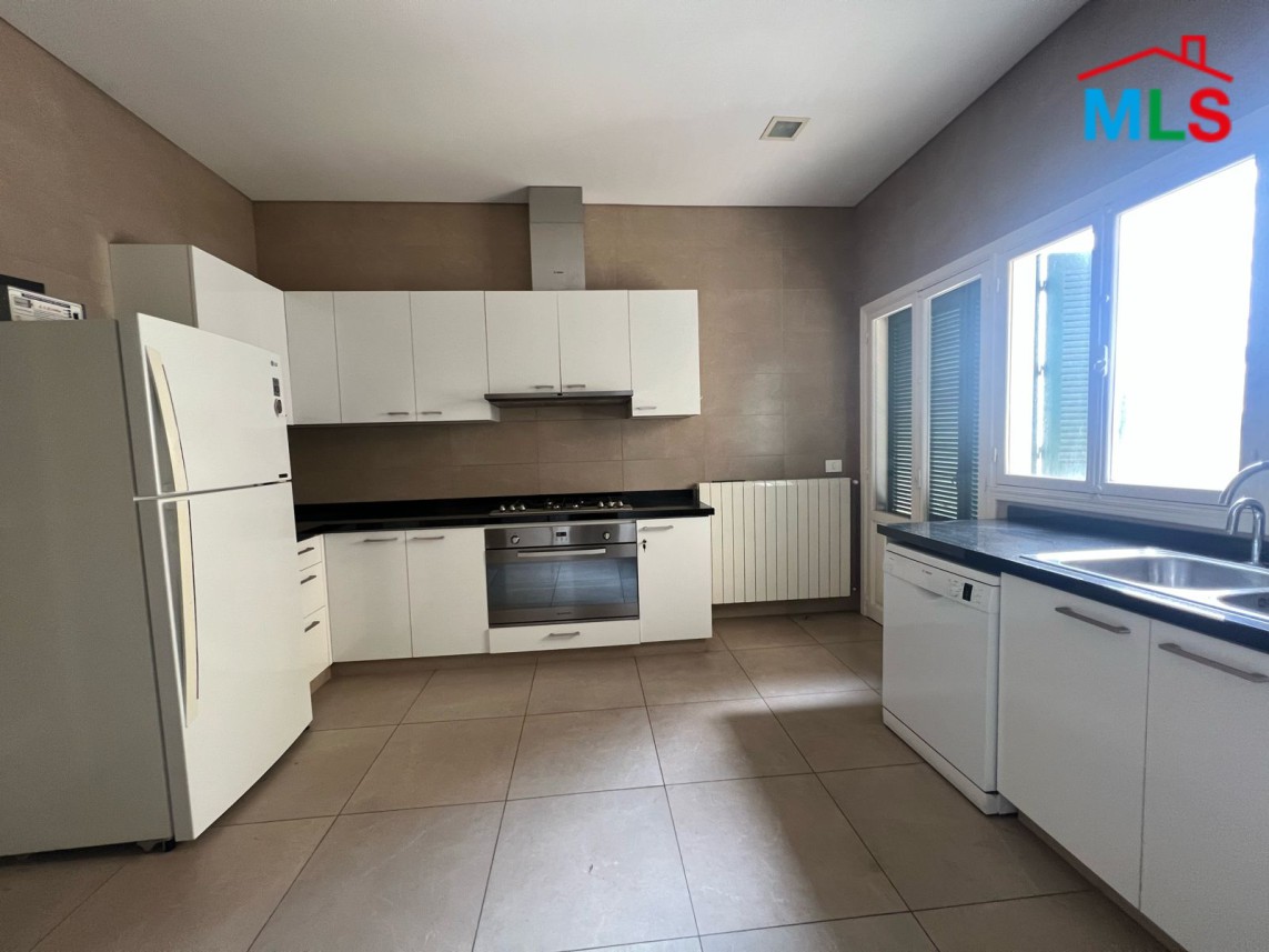 High Ceiling Vintage Apartment with Terrace for Rent In Achrafieh