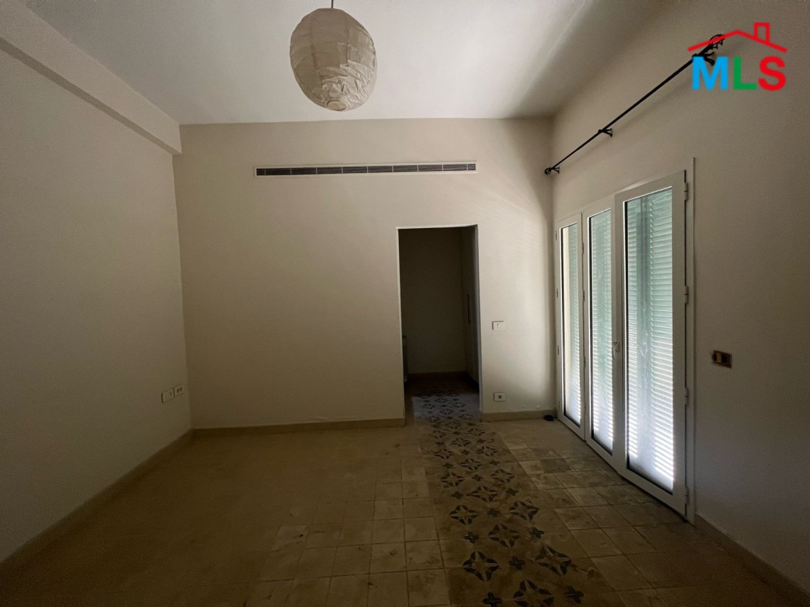 High Ceiling Vintage Apartment with Terrace for Rent In Achrafieh