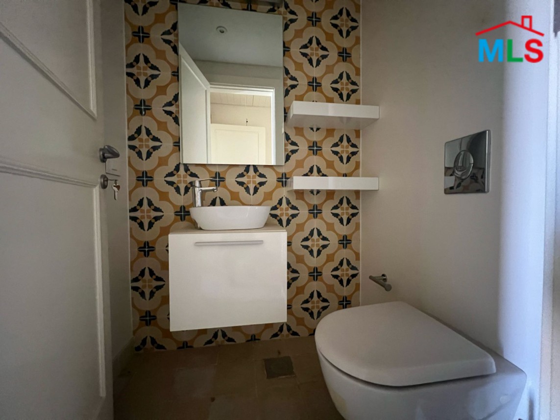 High Ceiling Vintage Apartment with Terrace for Rent In Achrafieh
