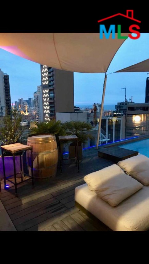 Spacious Luxurious Apartment With Rooftop & Private Pool for Rent in Achrafieh