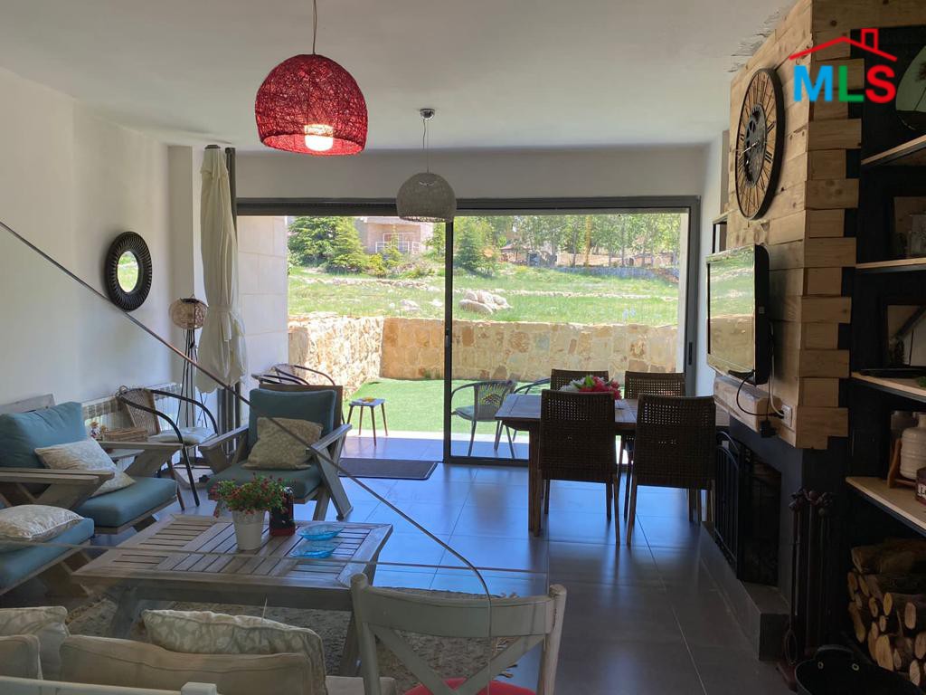 Furnished Triplex Chalet With Garden For Rent In Laqlouq