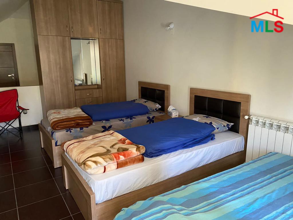 Furnished Triplex Chalet With Garden For Rent In Laqlouq