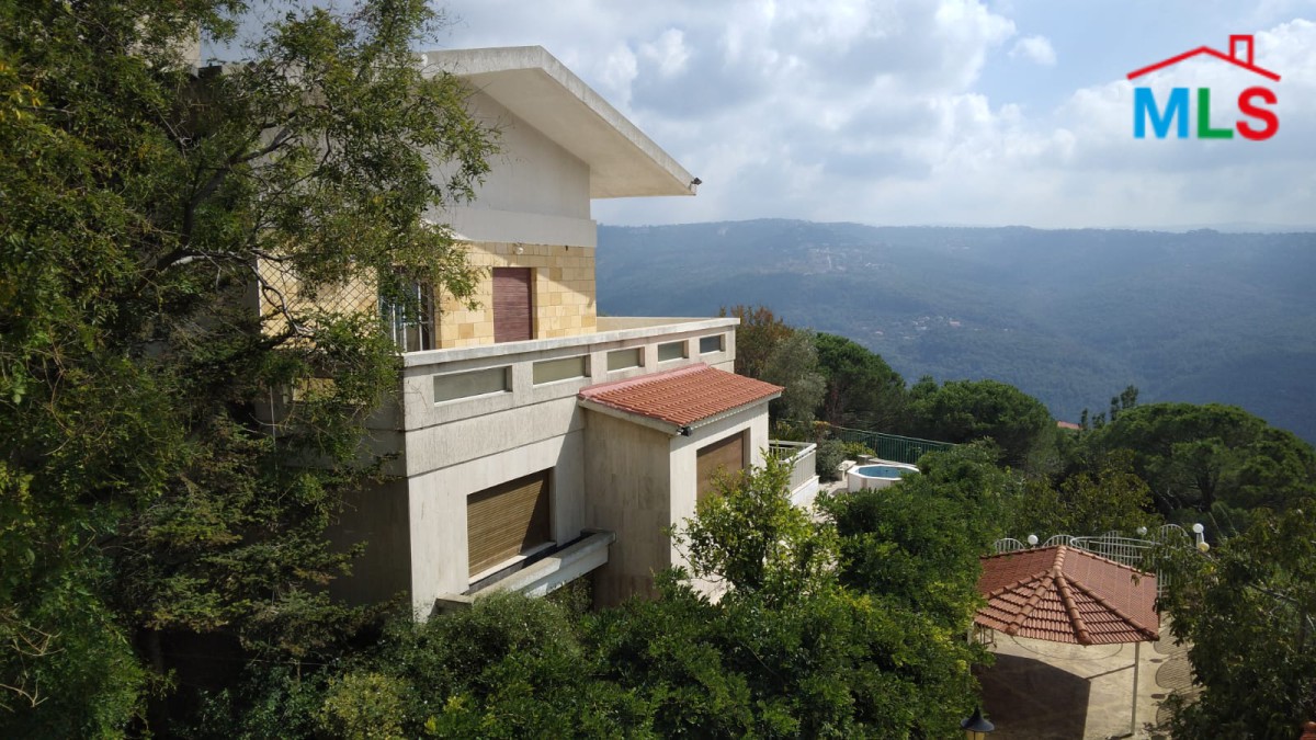 650 SQM Villa With Great Mountain View On A Piece Of Land For Rent In Baabdat