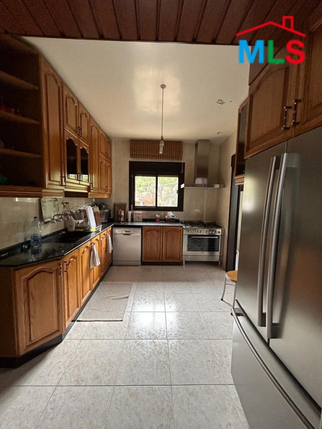 Semi-Furnished Apartment With Outstanding View for Rent In Ain Saadeh