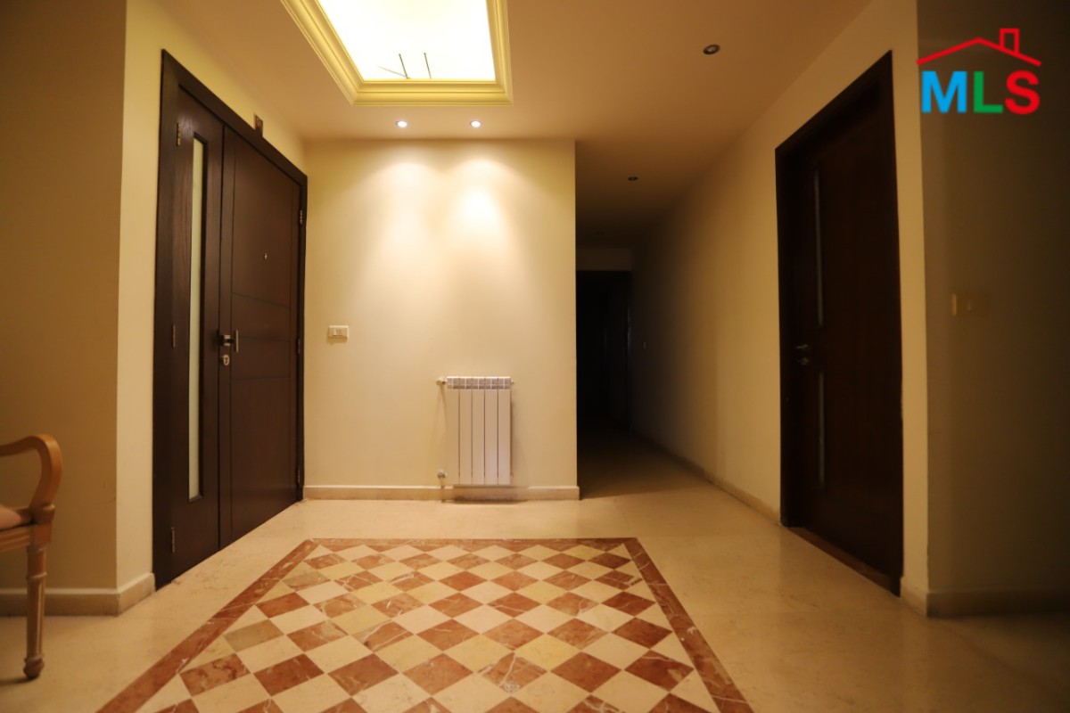 Furnished Apartment with 60 Sqm Backyard for Rent In Kfarhbeib