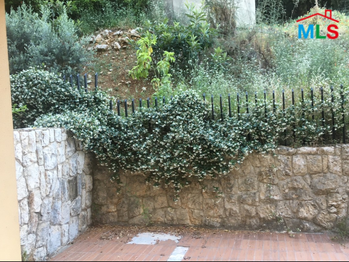 Furnished Apartment with 60 Sqm Backyard for Rent In Kfarhbeib