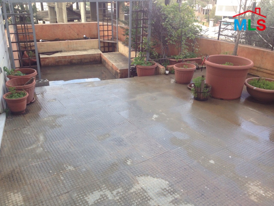 220 SQM Furnished Apartment With Terrace for Rent in Mtayleb