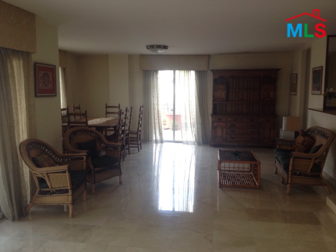 220 SQM Furnished Apartment With Terrace for Rent in Mtayleb