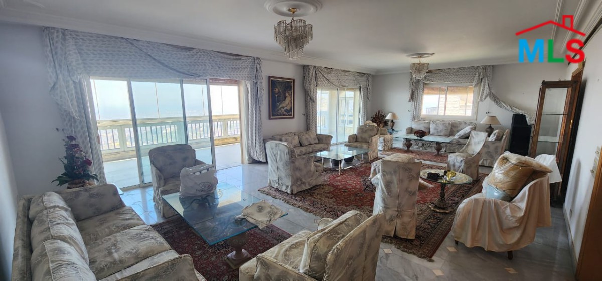 450 SQM Semi-Furnished Apartment With A Great SeaView for Rent in Yarzeh