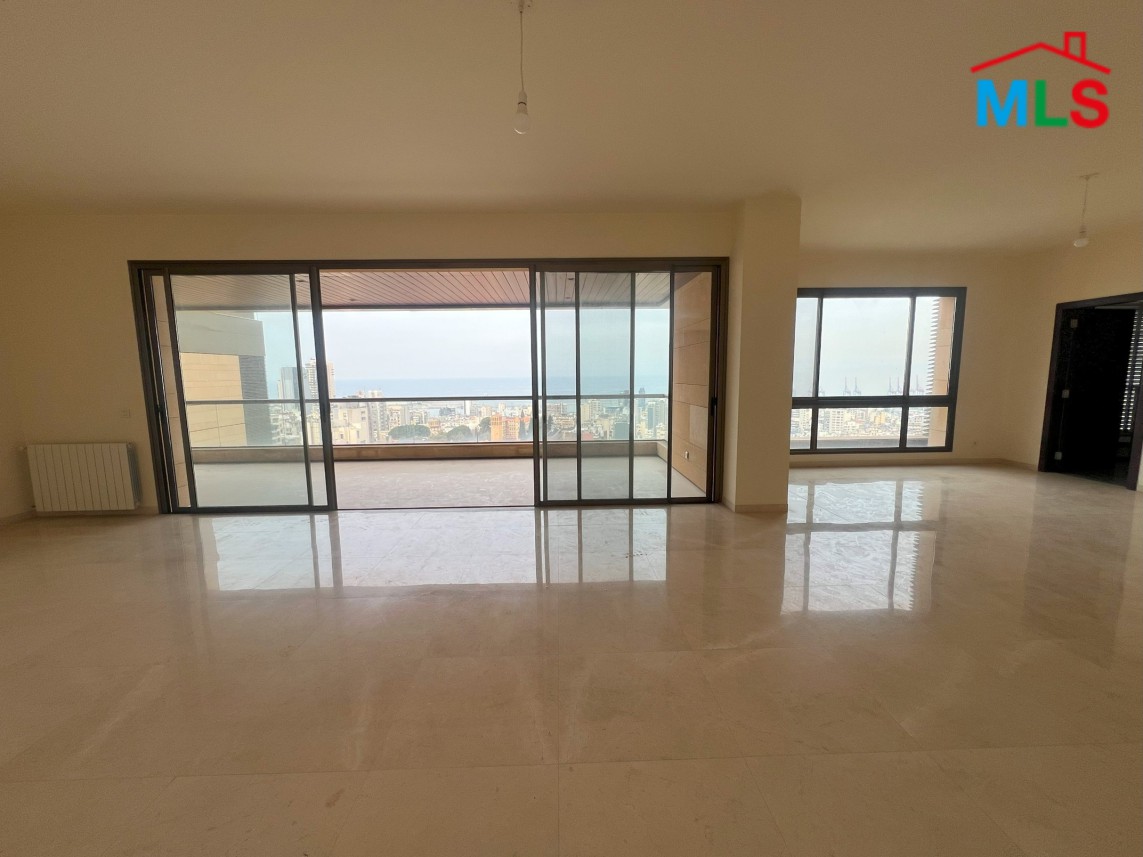 Spacious 4-Bedroom Apartment for Rent in a High-Rise Tower in Sioufi, Achrafieh