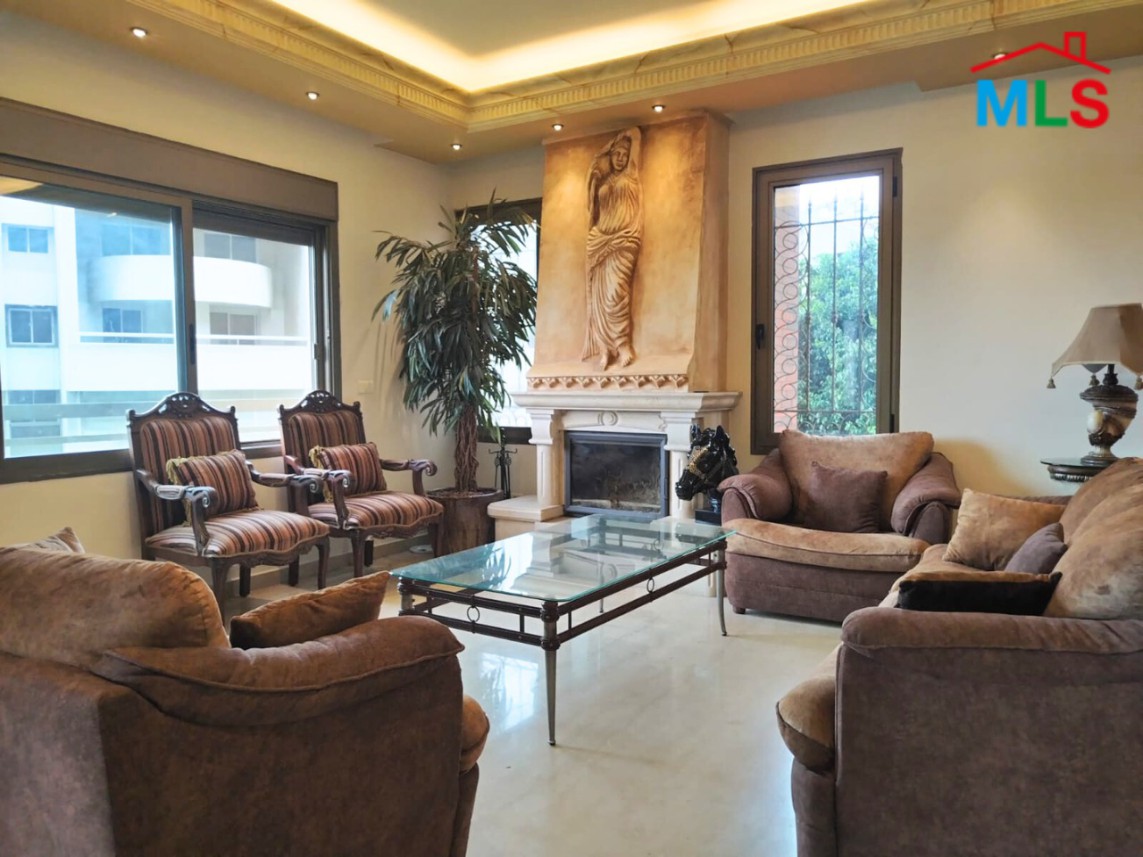 Super Deluxe & Fully Furnished Apartment For Rent in Sahel Alma with Sea View