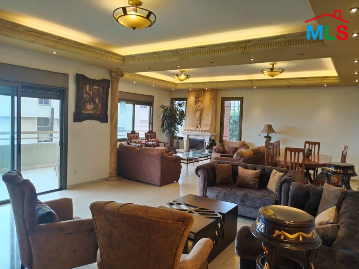 Super Deluxe & Fully Furnished Apartment For Rent in Sahel Alma with Sea View