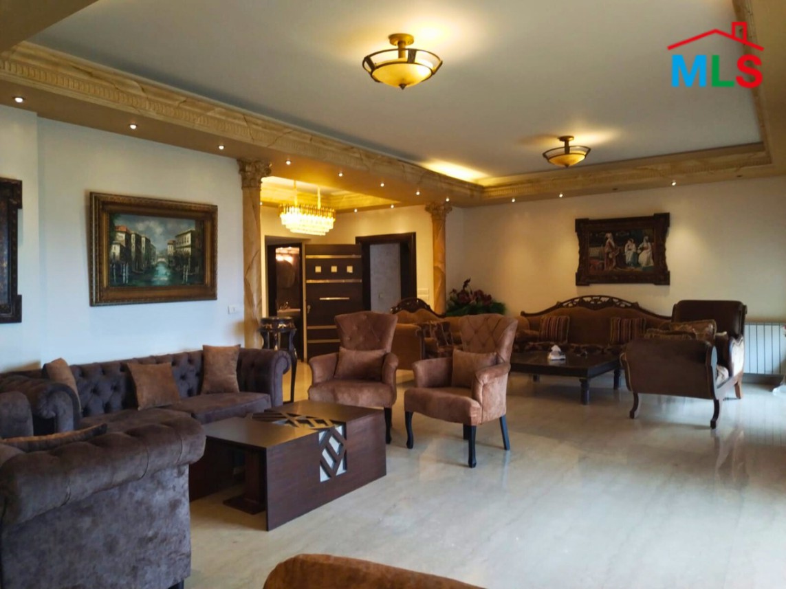 Super Deluxe & Fully Furnished Apartment For Rent in Sahel Alma with Sea View