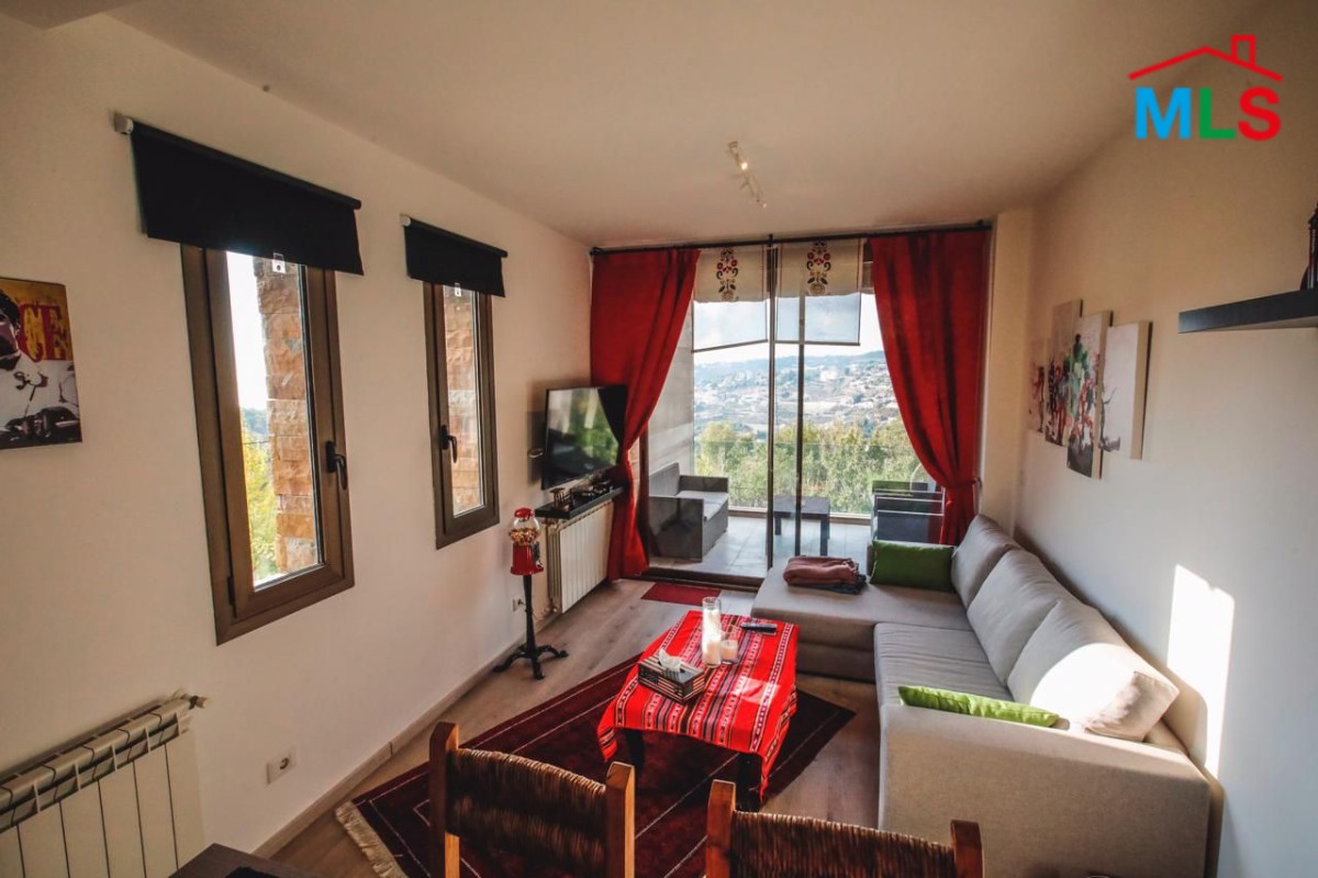 Furnished Chalet For Rent With Panoramic View In Fakra, Red Rock