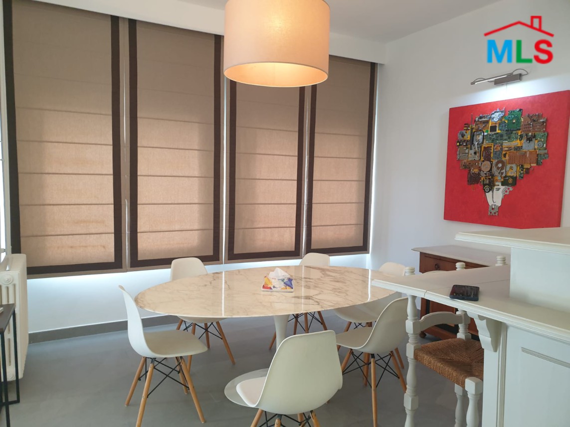 Fully Furnished Duplex Apartment With Terrace For Rent in Tabaris Achrafieh