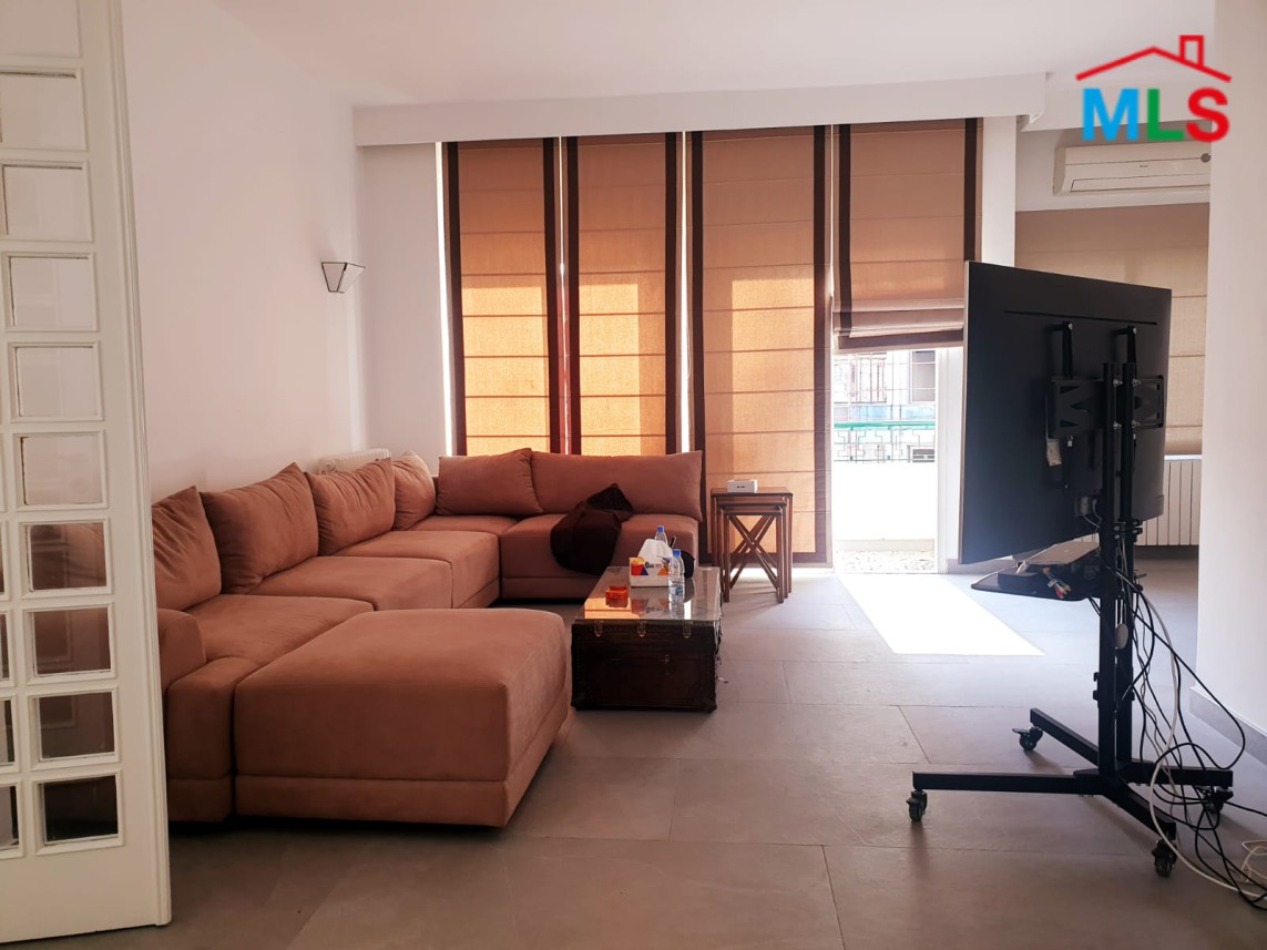 Fully Furnished Duplex Apartment With Terrace For Rent in Tabaris Achrafieh