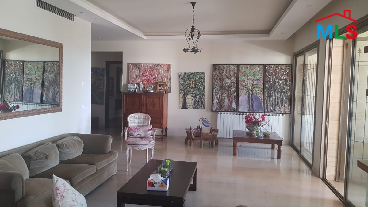 Spacious Apartment For Rent with Large Garden and Terrace in Baabdat