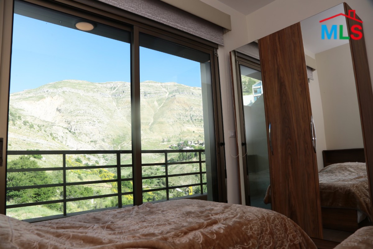 Furnished Chalet with Backyard View for Rent in Chabrouh Faraya