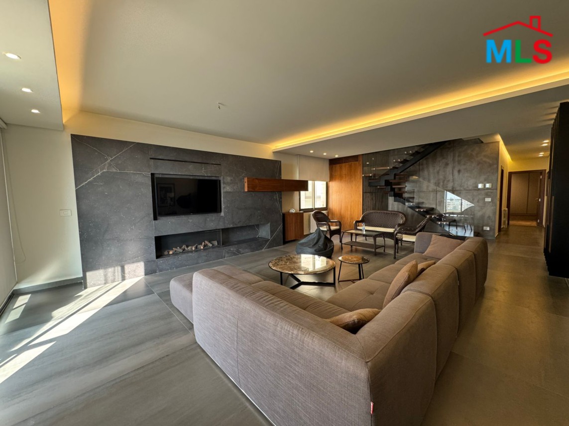 Fully Furnished Decorated Duplex For Sale in Mansourieh