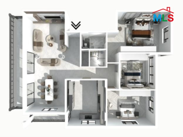 Under-Construction! 3-Bedroom Apartment For Sale in Koura