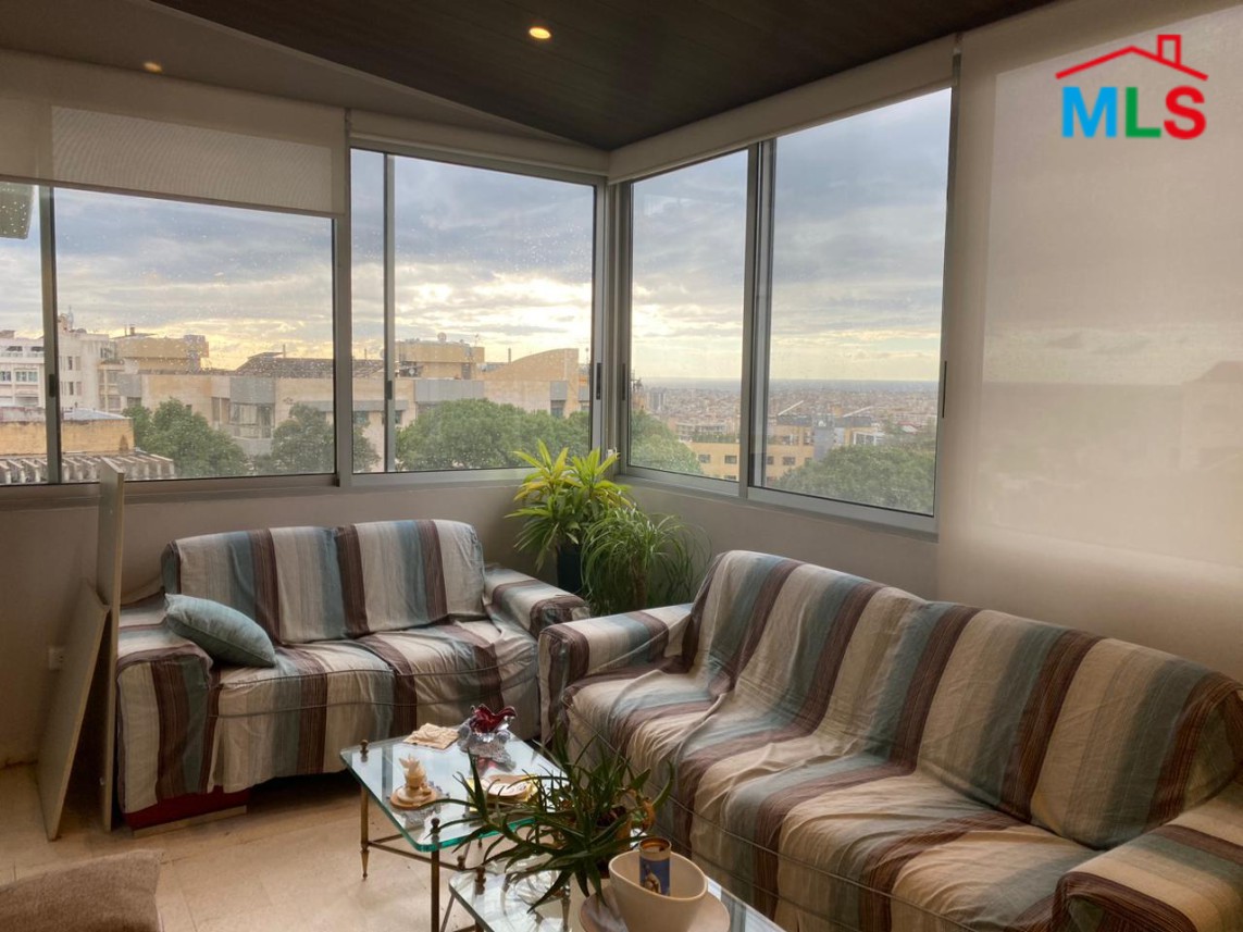 Spacious Apartment with Open View For Sale in Hazmieh