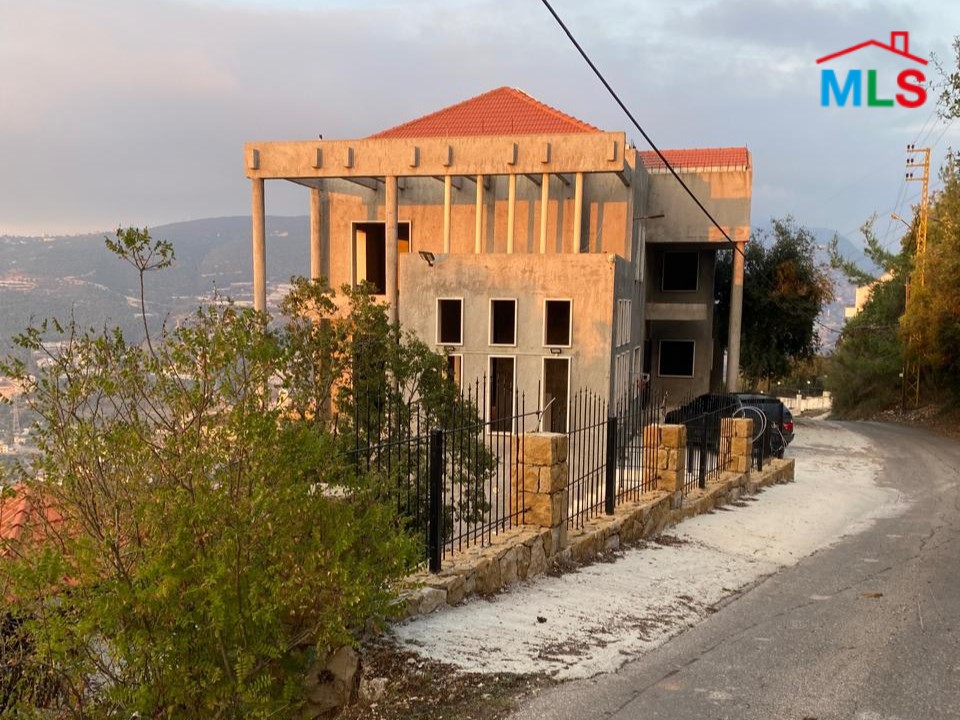 Triplex Villa With Mountain and Sea View For Sale in Zebdine, Jbeil