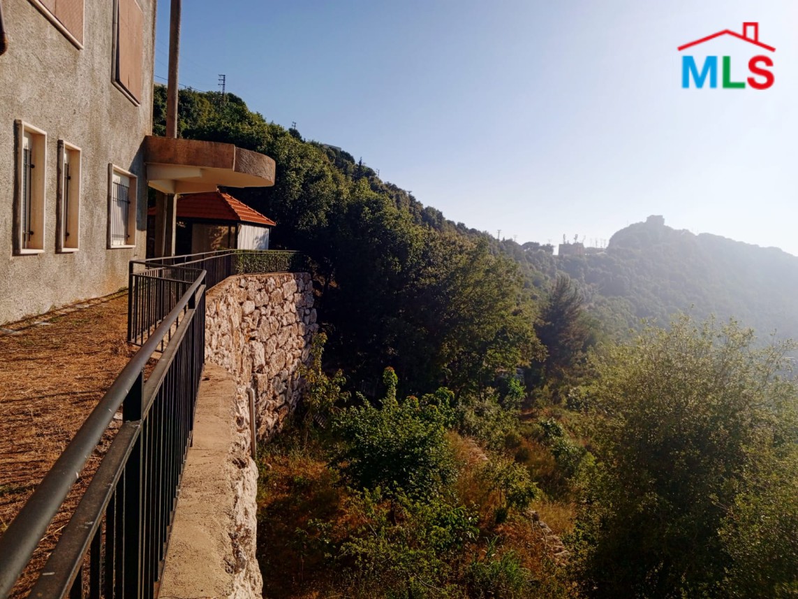 Triplex Villa With Mountain and Sea View For Sale in Zebdine, Jbeil