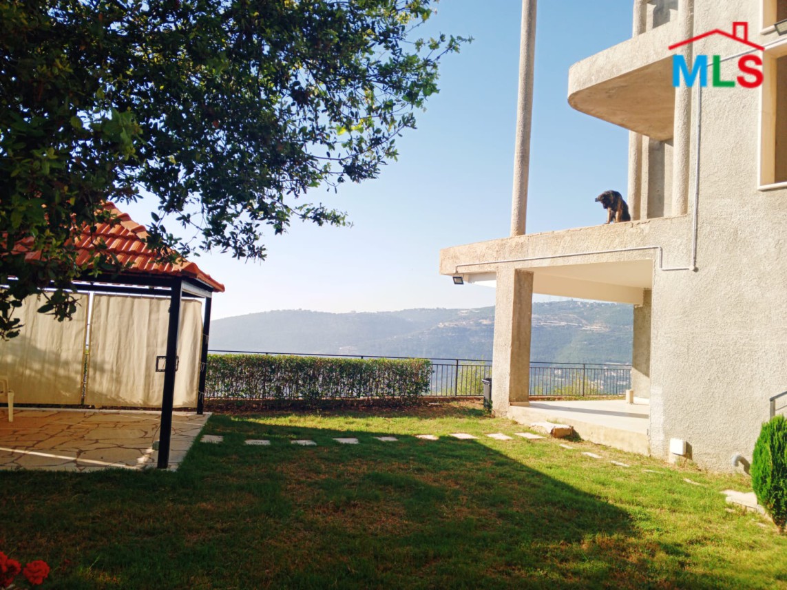 Triplex Villa With Mountain and Sea View For Sale in Zebdine, Jbeil