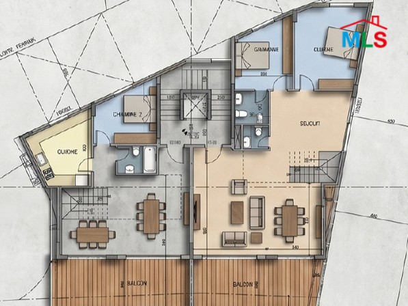 Under-Construction! 3-Bedrooms Duplex For Sale in Kornet Chehwan