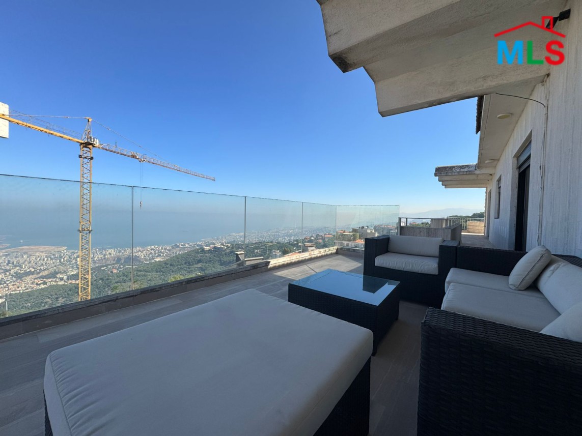 Renovated Apartment for Sale in a Nice Location with Open View in Beit Meri