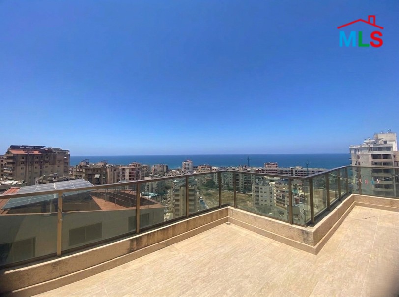 Duplex Apartment with Sea View For Sale in Khaldeh