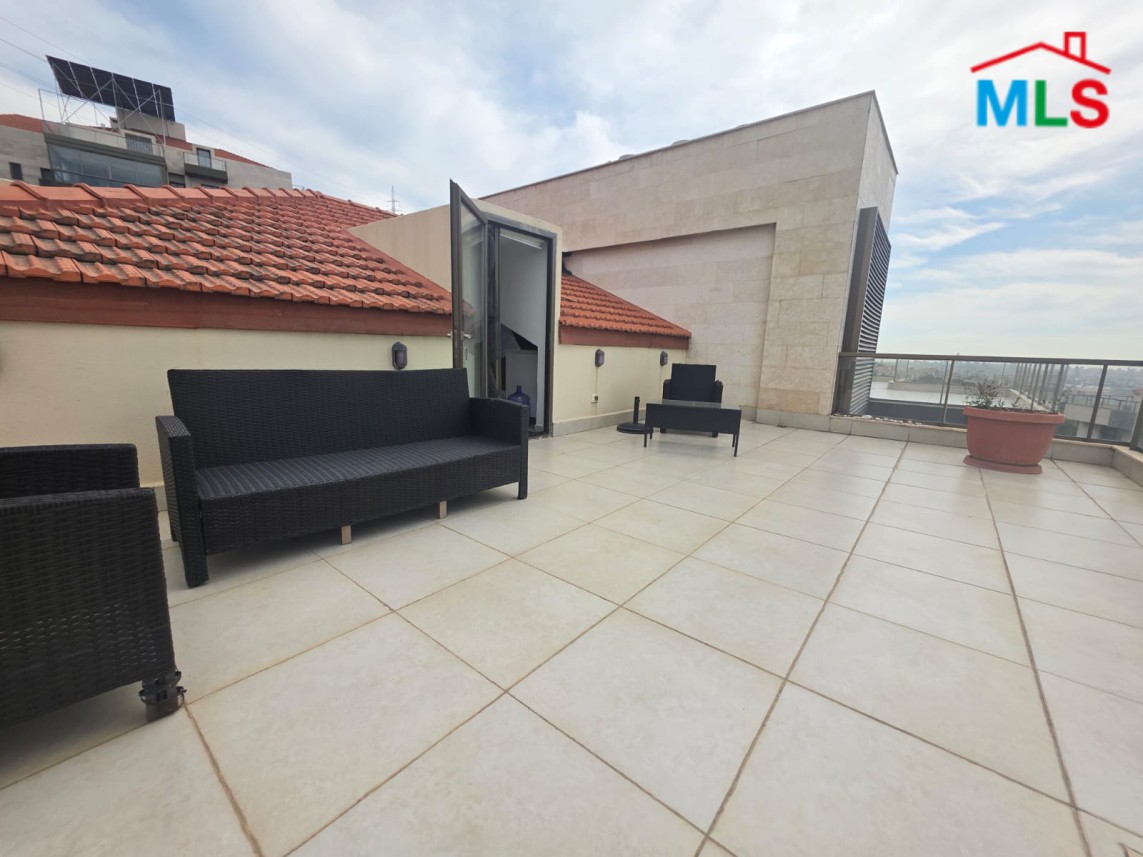 Duplex with Great View and a Terrace For Sale in Bsalim
