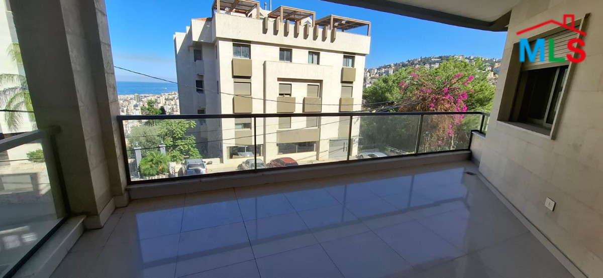 3-Bedrooms Apartment with Garden in Prime Location For Sale in Bsalim