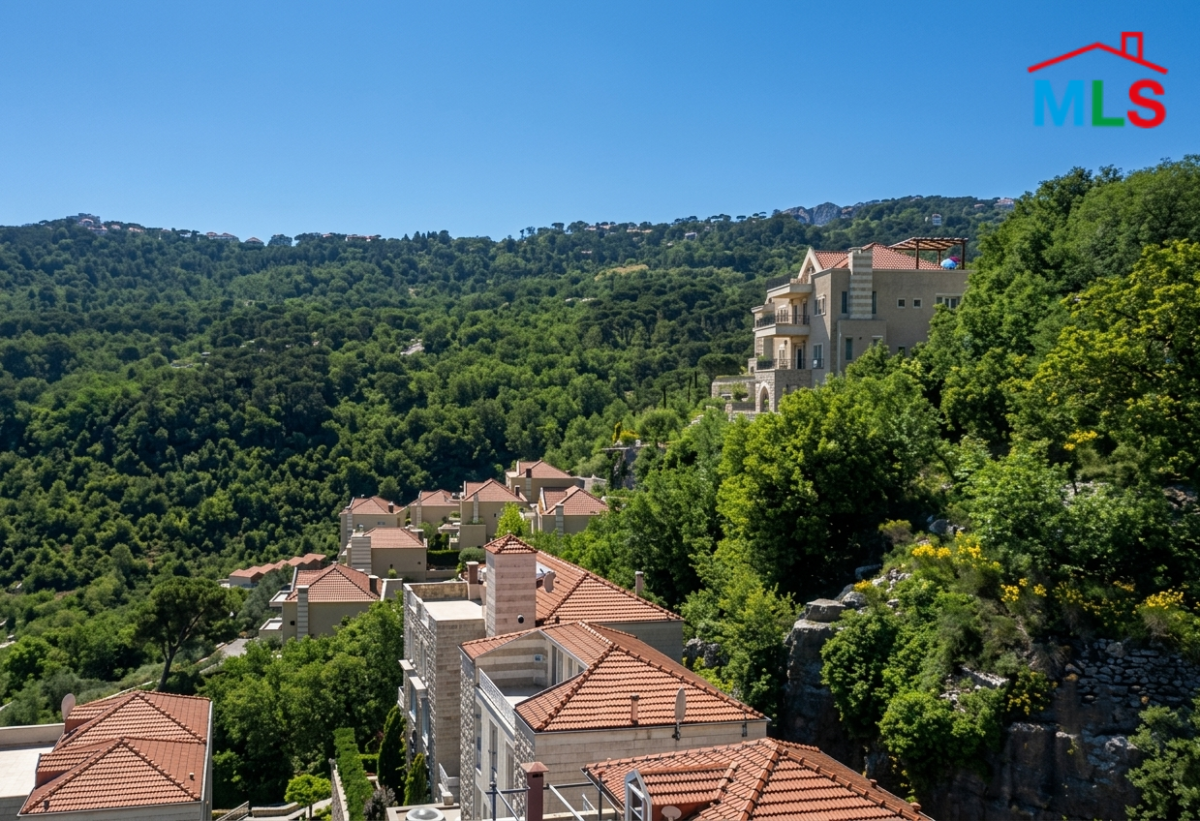 2,961 SQM Land With Mountain View For Sale in Bikfaya