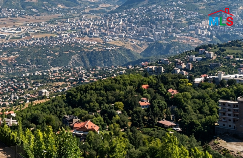 2,961 SQM Land With Mountain View For Sale in Bikfaya