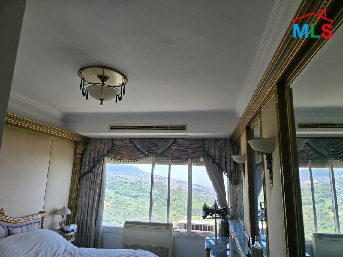 Furnished & Decorated Apartment For Sale with Mountain View in Aley