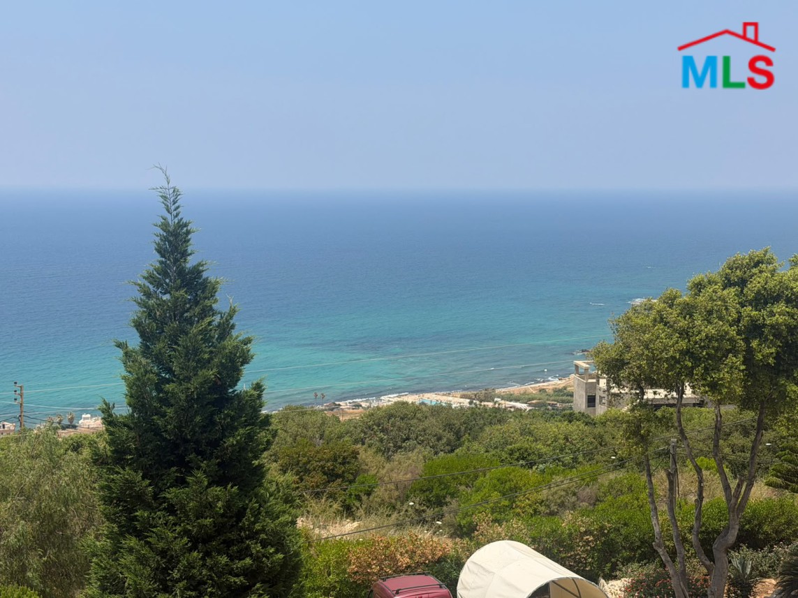 Fully Furnished Apartment with Sea View For Sale in Kfaraabida, Batroun
